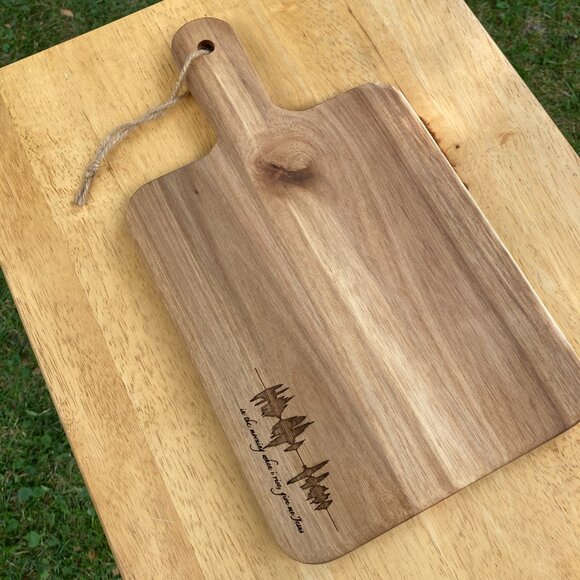 In The Morning When I Rise, Give Me Jesus Soundwave Cutting Board - Picture 5 of 6
